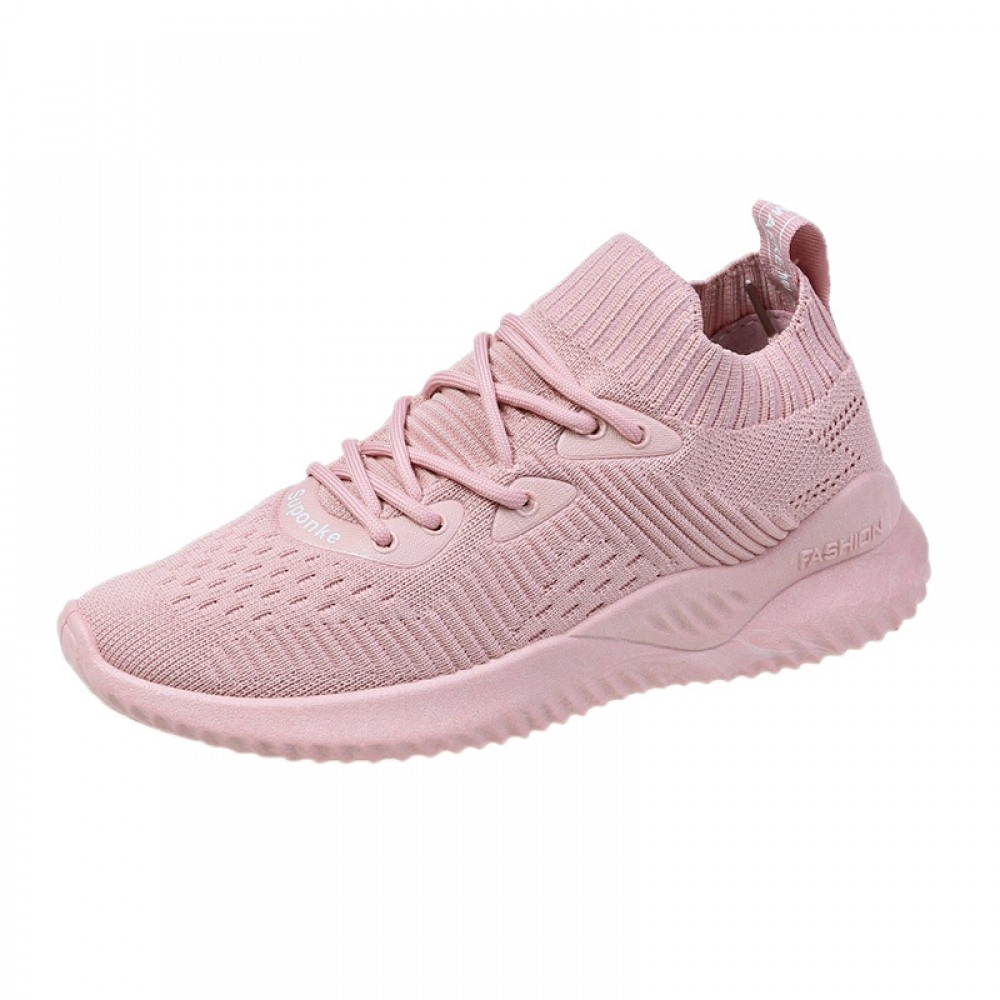 Flying Woven Stretch Socks Shoes Women Spring and Summer Breathable Student Casual Sports White Shoes Lightweight Running Shoes